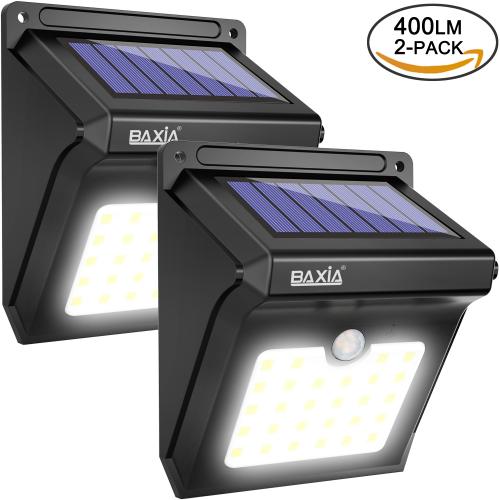 BAXIA TECHNOLOGY GLS-B-SL-L28-4 Solar Motion Sensor Lights for sale online